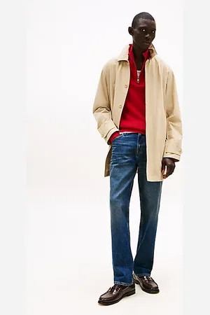 Tommy Hilfiger Whiskered Relaxed Straight Leg Jeans