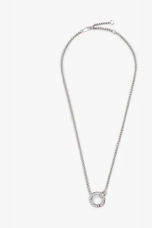 Tommy Hilfiger Circle Pendant Stainless Steel Necklace