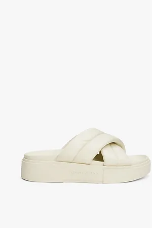 Tommy Hilfiger Padded Strap Platform Slides