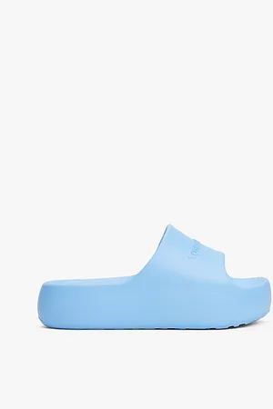 Tommy Hilfiger Logo Platform Pool Slides