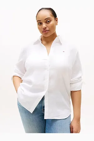 Tommy Hilfiger Curve Relaxed Fit Linen Shirt