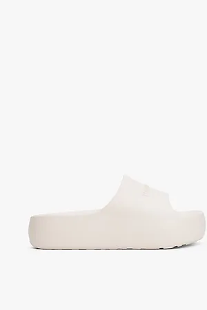 Tommy Hilfiger Logo Platform Pool Slides