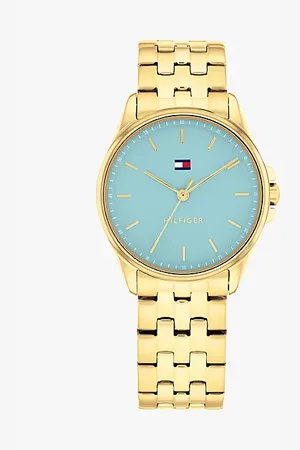 Tommy Hilfiger Plated Blue Dial Bracelet Watch