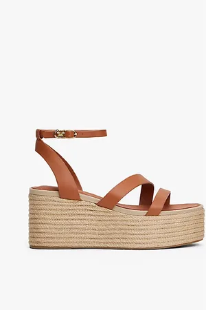 Tommy Hilfiger Leather Platform Espadrilles