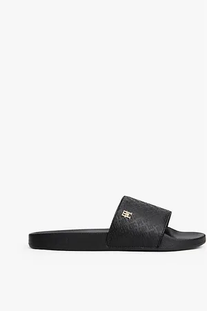 Tommy Hilfiger Embossed TH Monogram Pool Slides
