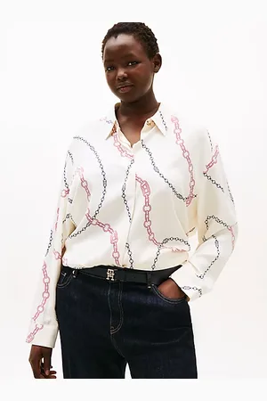 Tommy Hilfiger Curve Gold Button Relaxed Shirt