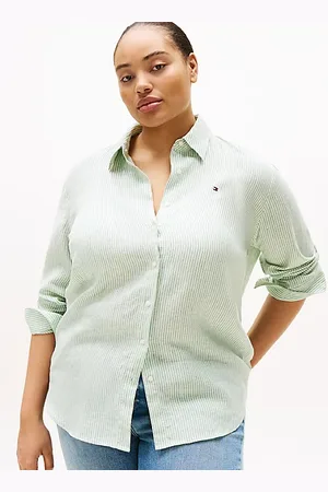 Tommy Hilfiger Curve Relaxed Fit Linen Shirt