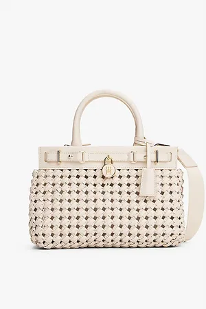 Tommy Hilfiger The American Icon Leather Crossbody Tote Bag