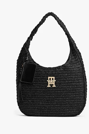 Tommy Hilfiger Raffia Hobo Bag