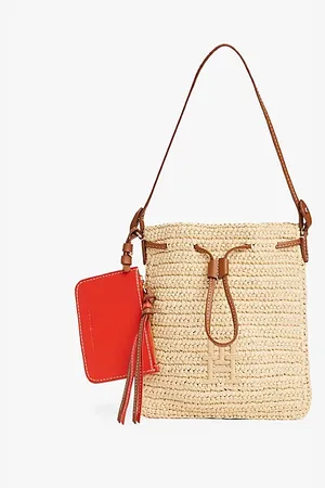 Tommy Hilfiger Raffia Pouch