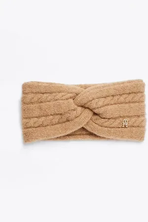 Tommy Hilfiger Cable Knit Headband With Alpaca