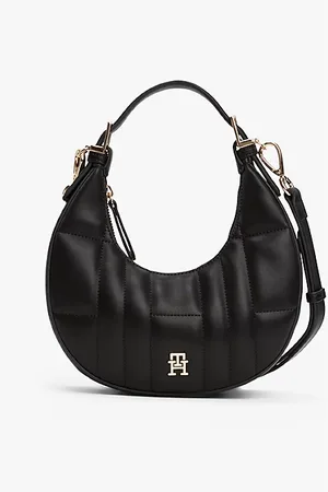 Tommy Hilfiger Quilted Crescent Crossbody Shoulder Bag