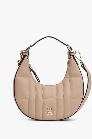 Tommy Hilfiger Quilted Crescent Crossbody Shoulder Bag