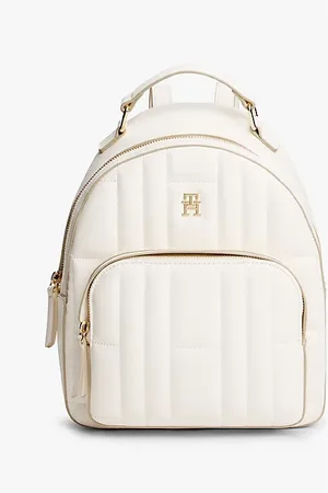 Tommy Hilfiger TH Monogram Plaque Flag Quilted Backpack