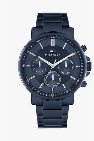 Tommy Hilfiger Ionic-Plated Stainless Steel Chain-Link Watch
