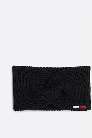 Tommy Hilfiger Elongated Flag Twist Headband