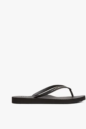 Tommy Hilfiger Textured Logo Flip-Flops
