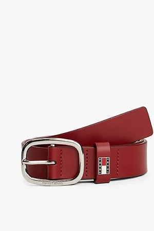 Tommy Hilfiger Oval Buckle Leather Belt