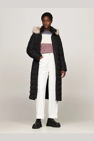 Tommy Hilfiger Longline Down Hooded Coat