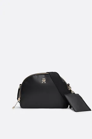 Tommy Hilfiger TH Monogram Half Moon Crossover Bag