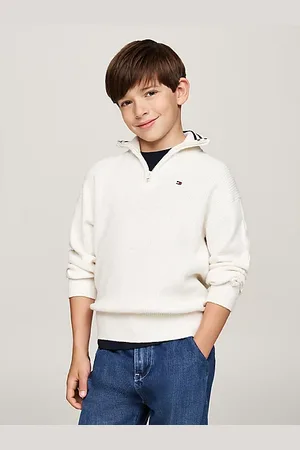 Tommy Hilfiger Quarter-Zip Turtleneck Jumper