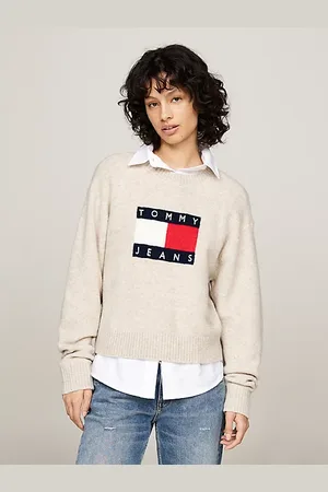 Tommy Hilfiger Mélange Relaxed Jumper with Wool