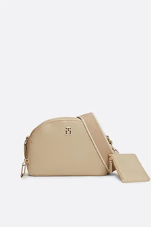 Tommy Hilfiger TH Monogram Half Moon Crossover Bag