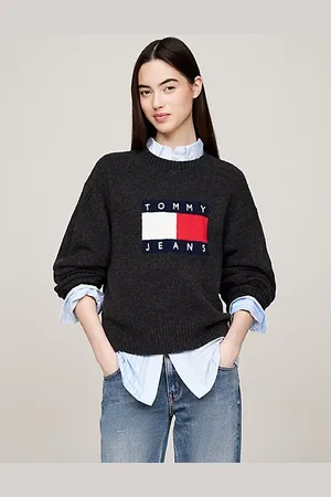 Tommy Hilfiger Mélange Relaxed Jumper with Wool
