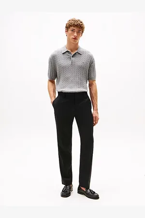 Tommy Hilfiger Pure Wool Twill Pressed Crease Trousers