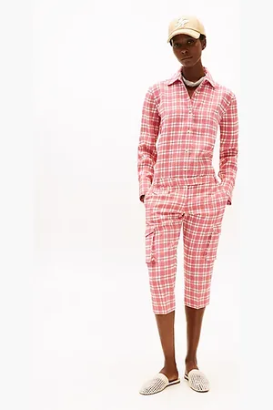 Tommy Hilfiger The Runway Collection Slim Check Cargo Trousers