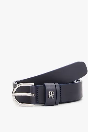 Tommy Hilfiger Essential TH Monogram Leather Belt