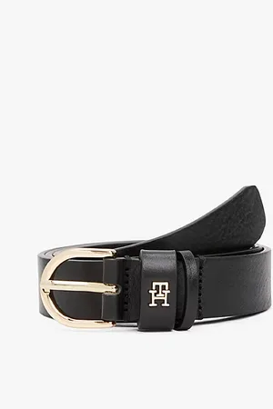 Tommy Hilfiger Essential TH Monogram Leather Belt