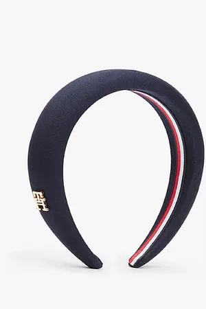 Tommy Hilfiger Chic TH Monogram Plaque Headband