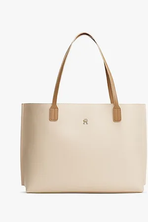 Tommy Hilfiger TH Monogram Plaque Tote Bag