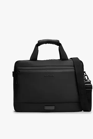 Tommy Hilfiger Textured Logo Laptop Bag