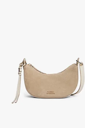 Tommy Hilfiger Leather Crescent Crossbody Bag