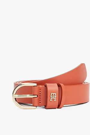 Tommy Hilfiger Essential TH Monogram Leather Belt