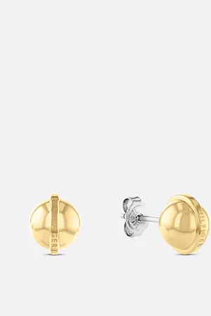 Tommy Hilfiger Metallic Orb -Plated Stainless Steel Stud Earrings