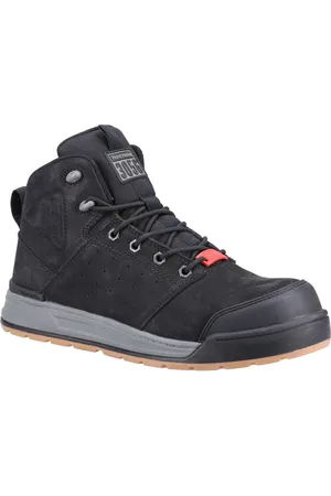 Hard Yakka 3056 Lace Zip Leather Safety Boots
