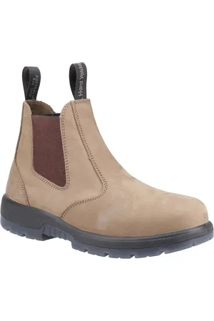 Hard Yakka Outback Leather Crazyhorse Safety Boots