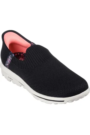 Skechers Womens Go Walk Travel Tahiti Sunset 124799-Blk Slip on Shoe