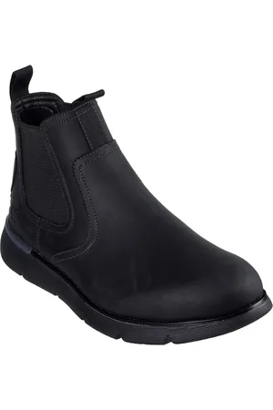 Skechers Mens Augustino Paulo 205227-Bbk Slip on Shoe