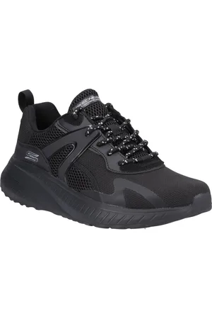 Skechers Mens Bobs Squad Chaos Elevated Drift 118034-Bbk Lace Up Shoe
