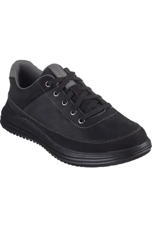 Skechers Mens Proven - Aldeno 204875-Bbk Lace Up Shoe