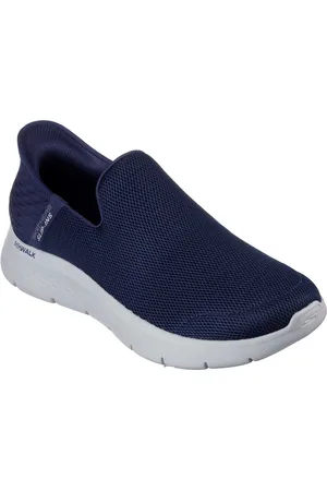 Skechers Mens Go Walk Flex no Hands 216491-Nvy Slip on Shoe
