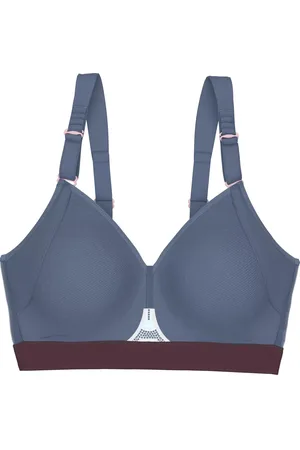 Triumph Sports bra - Blue 34B - Triaction Gravity Lite - Unterwäsche für Frauen