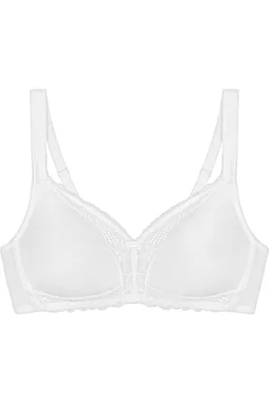 Triumph Non-wired bra - White 080 - Modern Lace+cotton - Unterwäsche für Frauen