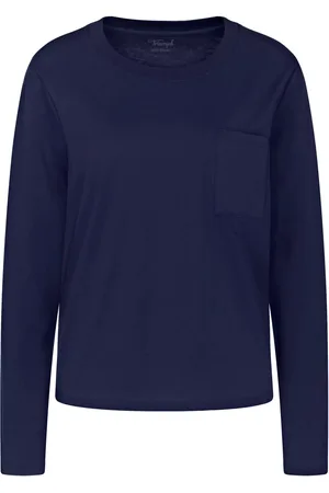 Triumph Long-sleeve top - Dark blue 14 - Mix & Match - Homewear für Frauen