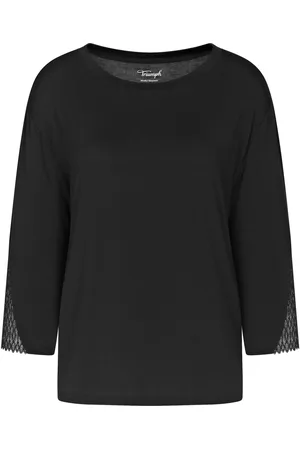 Triumph Pyjama top - Black 0040 - Aura Spotlight - Homewear für Frauen