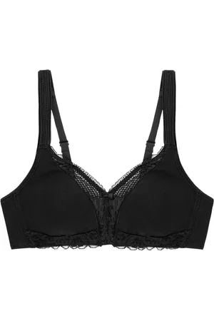 Triumph Non-wired bra - Black 105 - Modern Lace+cotton - Unterwäsche für Frauen